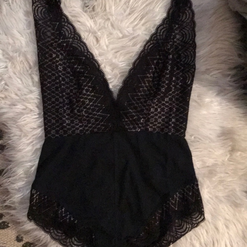 Free People Sinking Ships Lace Bodysuit